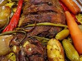 Pottery Meat Platter