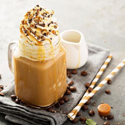 Frappuccino caramel and vanilla