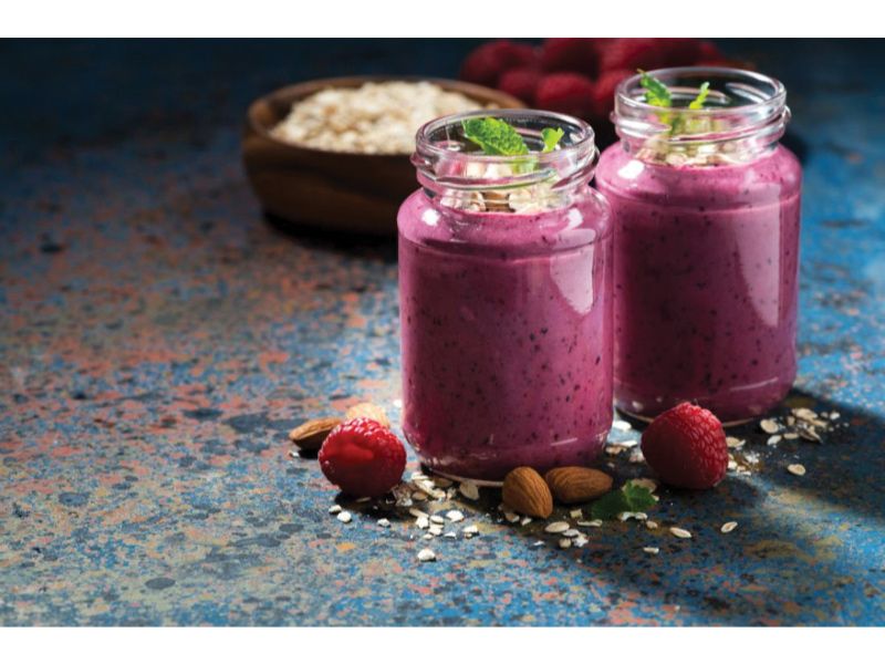blueberry frappe