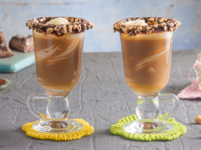 hazelnut frappe