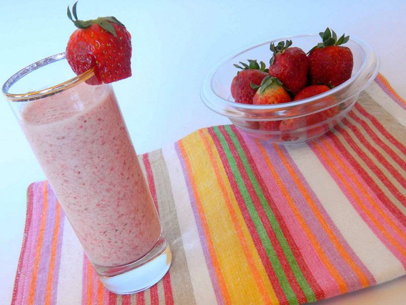 Strawberry And Cream Frappe