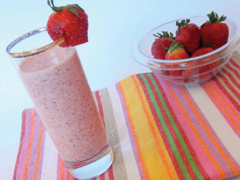 strawberry frappe