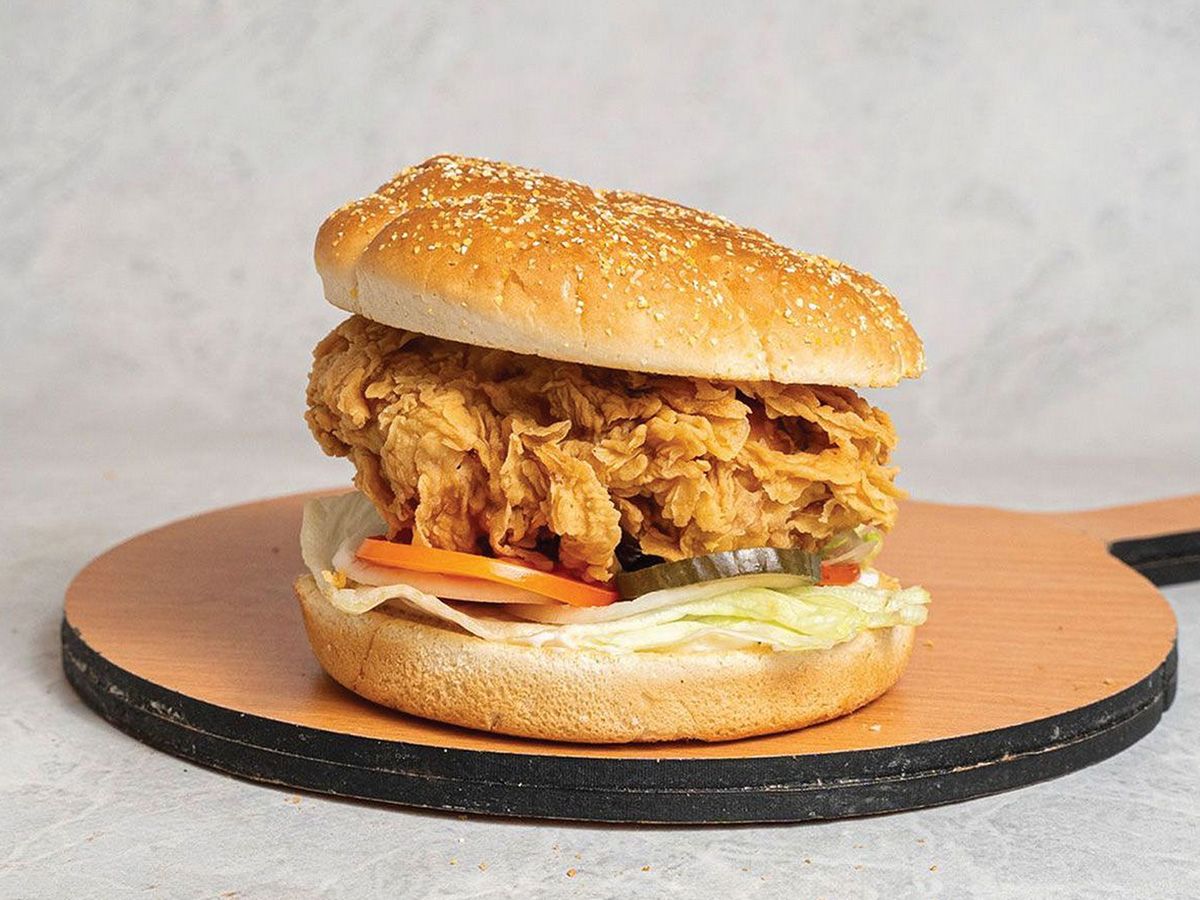 Plain Chicken Burger