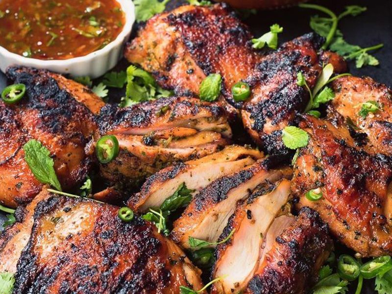 1/2 chicken Shish Meal