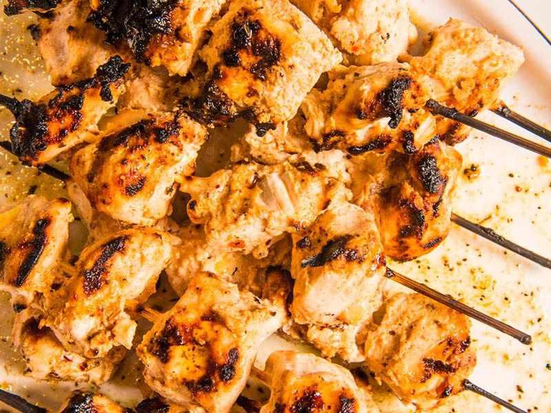 Chicken Shish With Bones