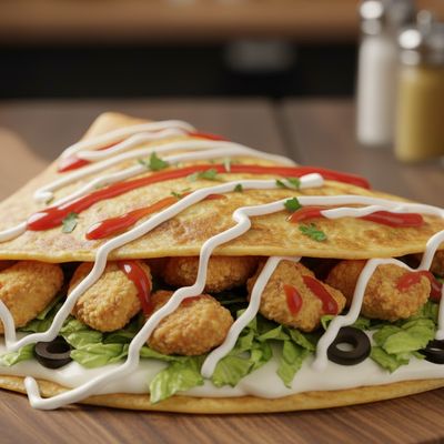 Crispy Chicken Crepe