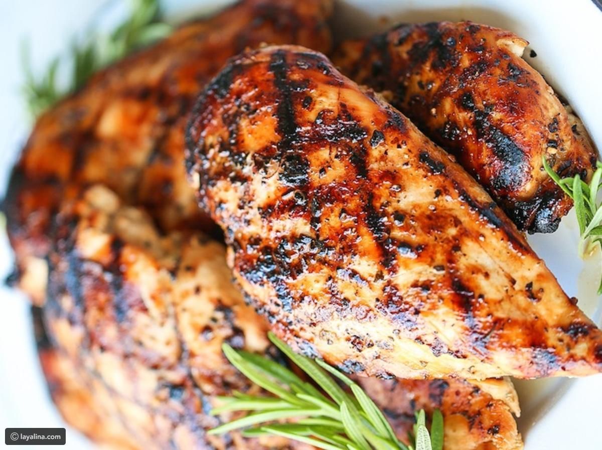 Chicken Bbq With 2 Side Dishes
