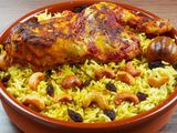 Half Grilled Chicken With Kabsa Rice