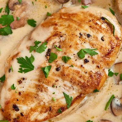 Chicken With Mushroom And Cream