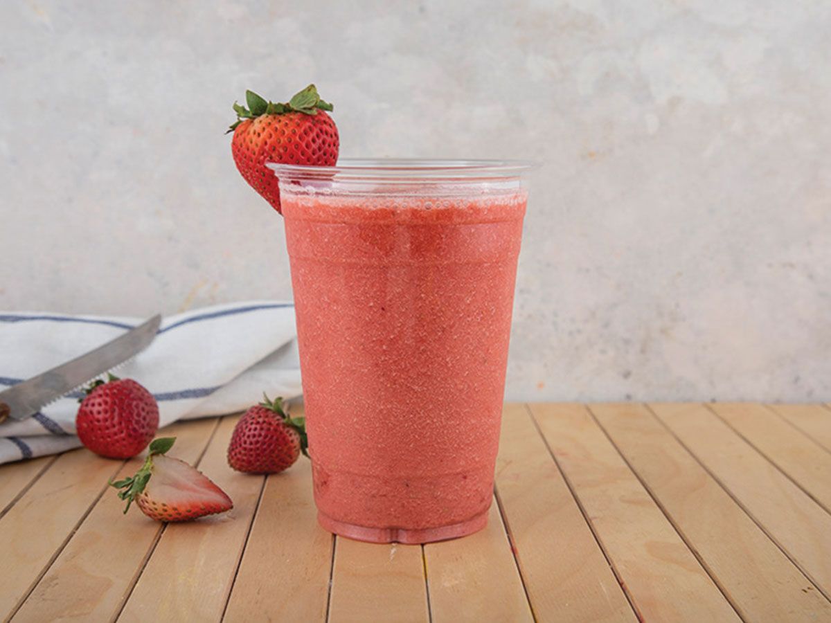 fresh strawberry juice
