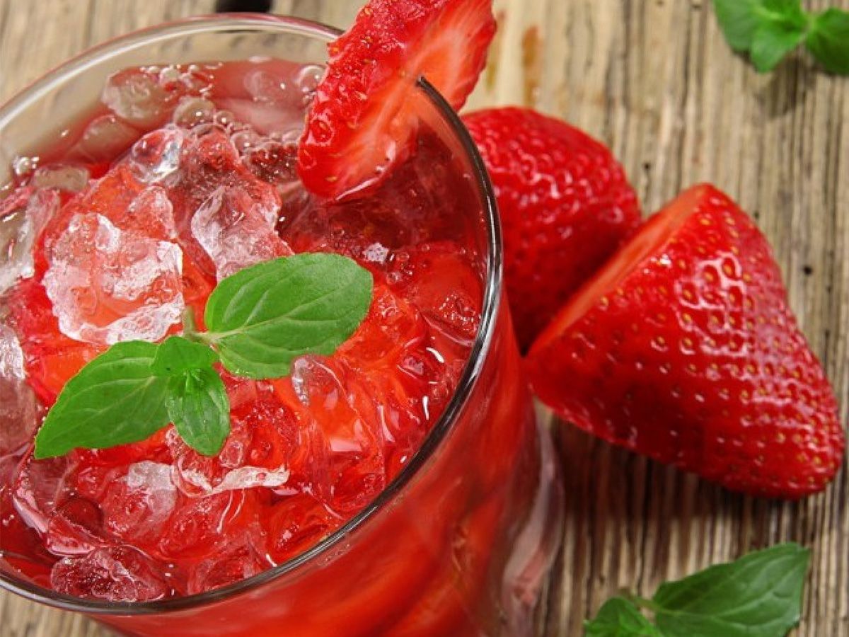 Strawberry juice
