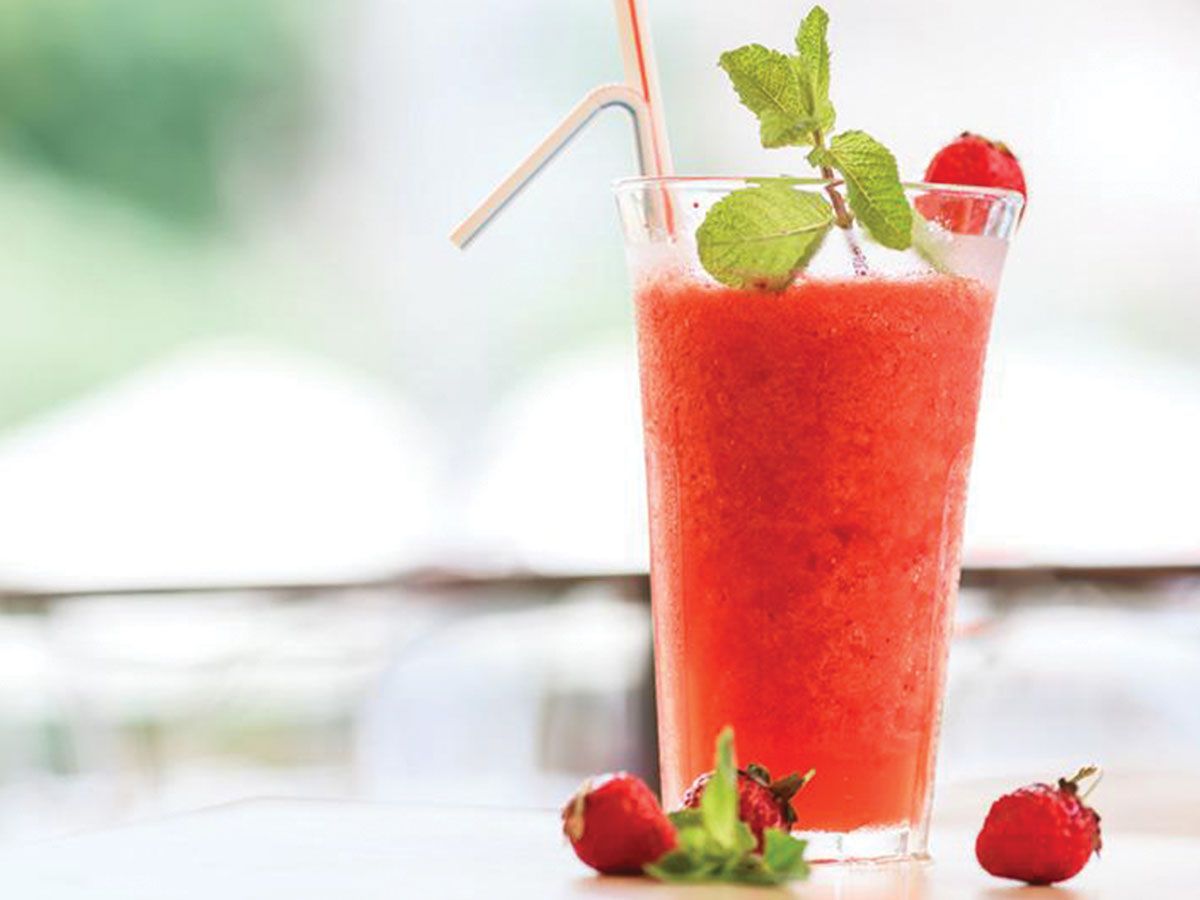 Strawberry juice