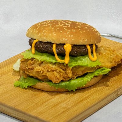 Fried Chicken Double Burger