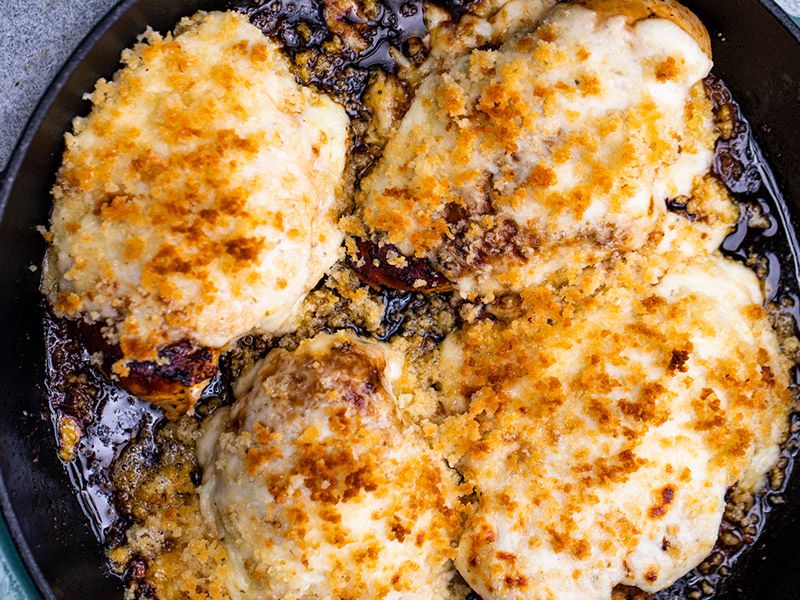 Fried Chicken With Mozzarella Cheese Platter