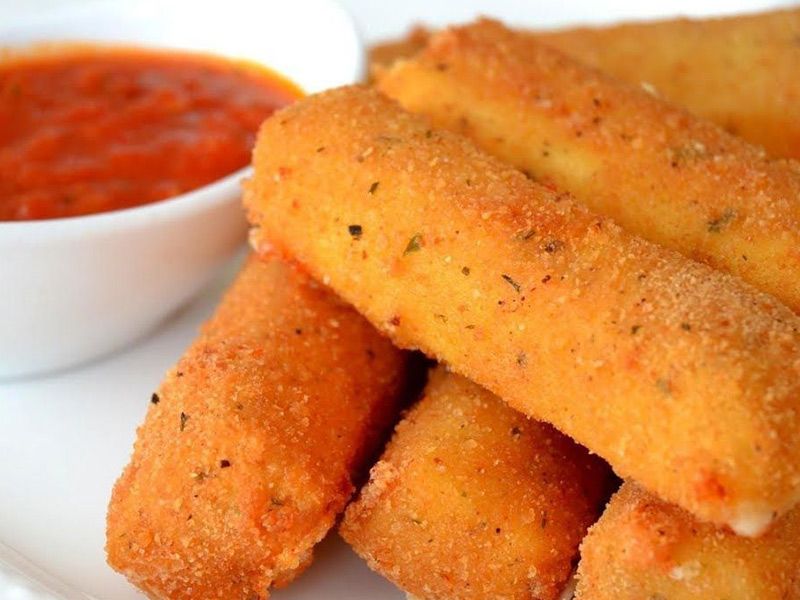 Fried Mozzarella Cheese