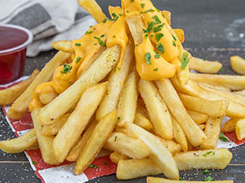 Cheese Fries With Pepperoni