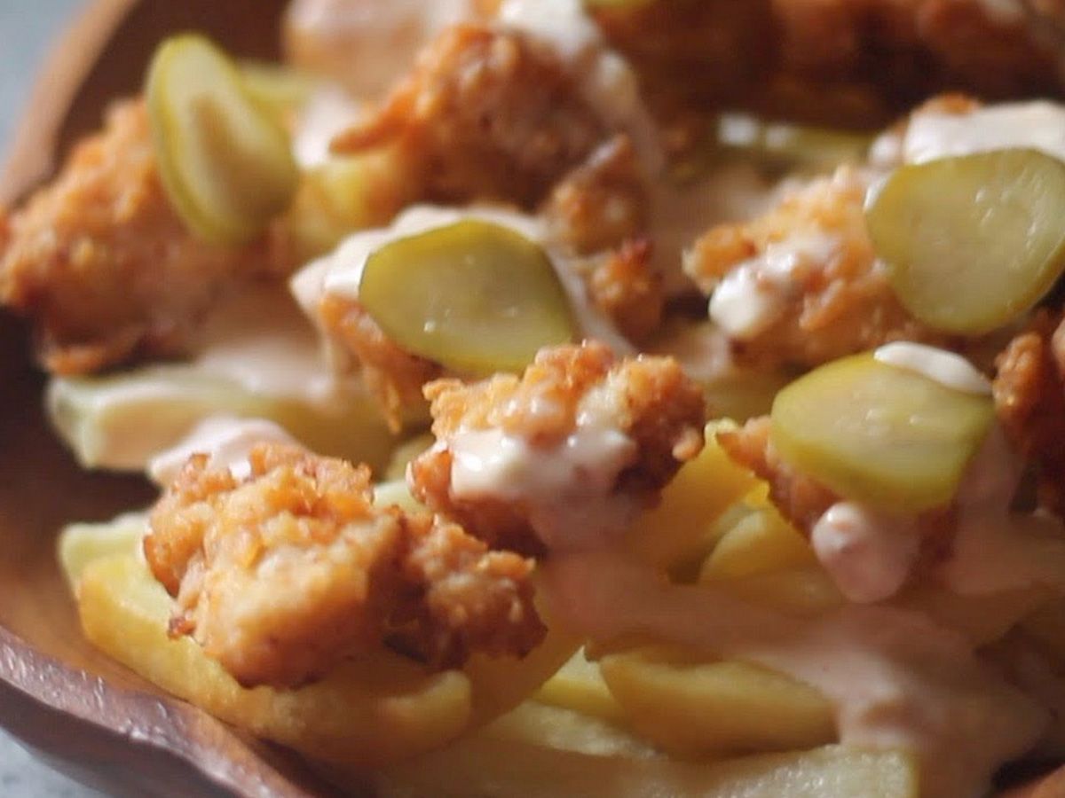 Cheese chicken fries