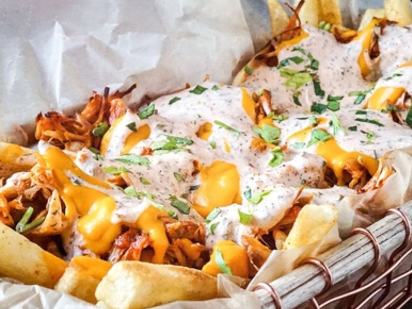 Crispy cheese fries