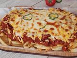 Fries With Meat Cheesy