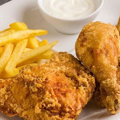 quarter broasted chicken thigh