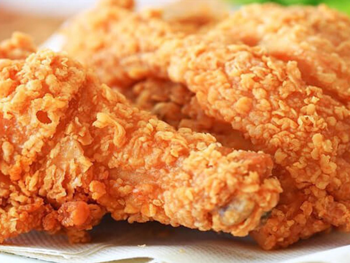 Half broasted chicken