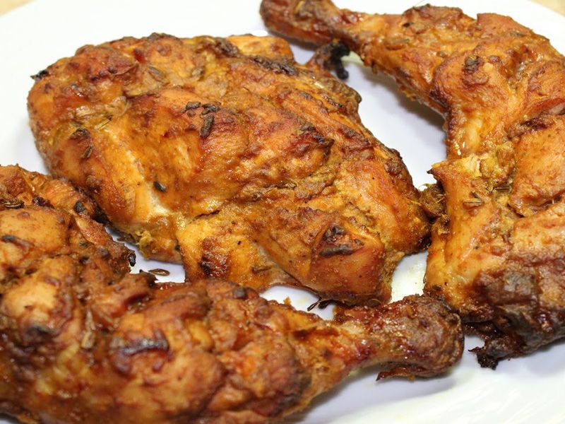 Charcoal Whole Tikka Chicken