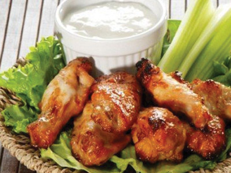 Shish chicken with bone