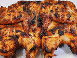 Shish chicken with bone