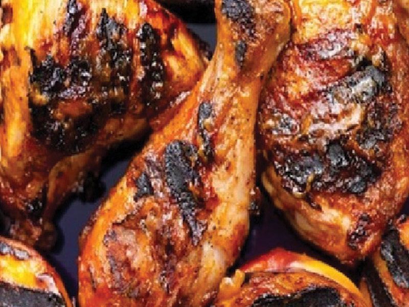 Half Charcoal grilled chicken