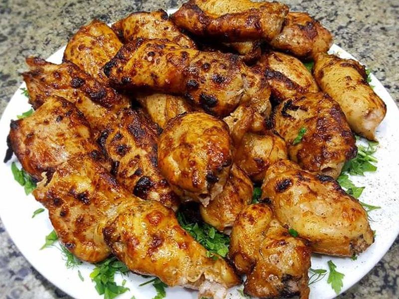 Charcoal Grilled Shish Chicken