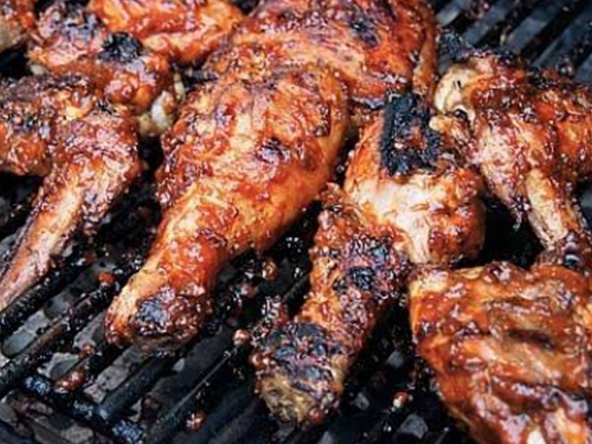 charcoal Shish chicken