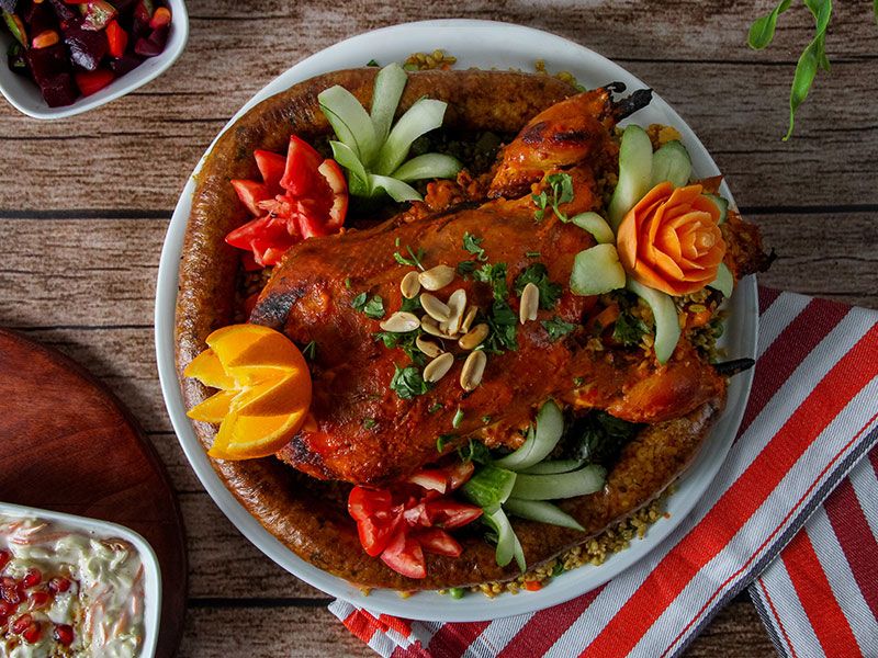 Oven Fried Chicken Platter