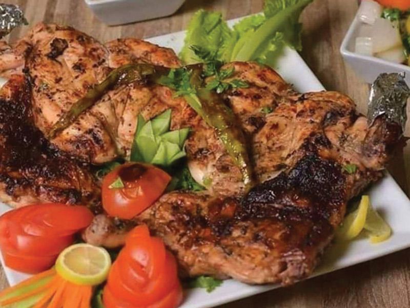 Charcoal Grilled Chicken Platter