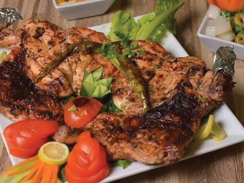 Whole Chicken With Salads