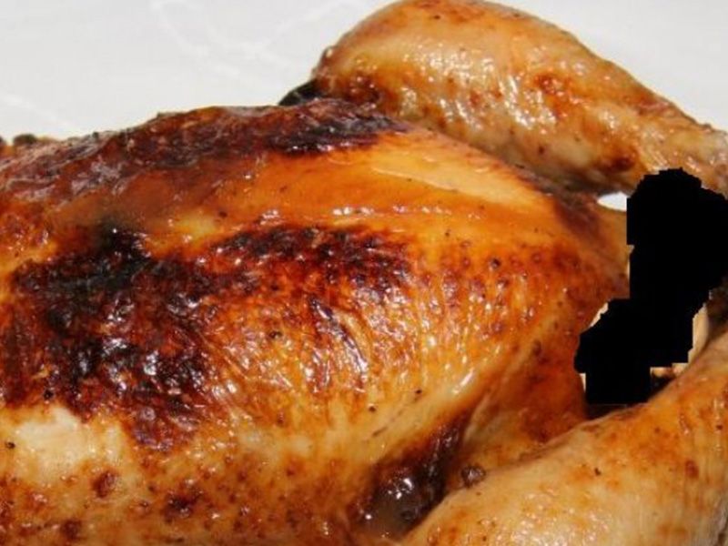 half grilled chicken without rice
