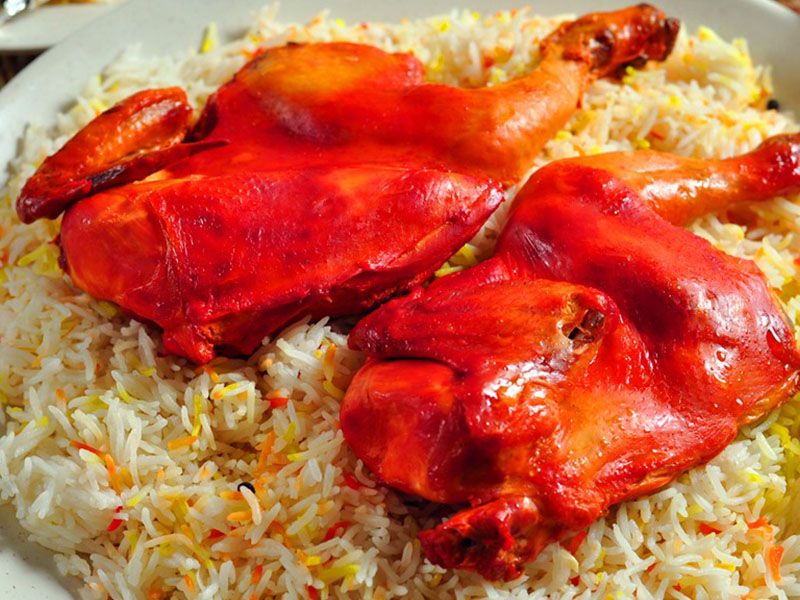 Chicken Mandi With Kabsa