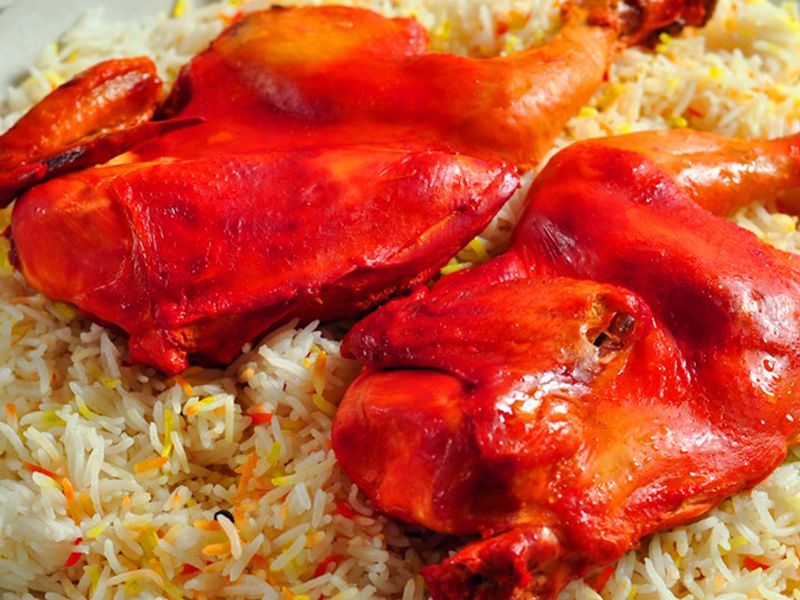 Whole Chicken Mandi With Biryani Meal