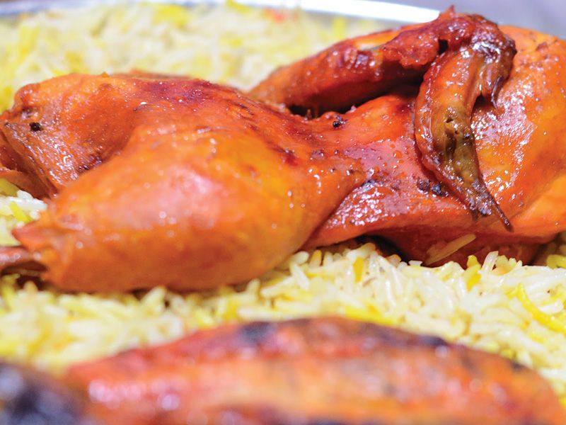 chicken mandi with Basmati Rice