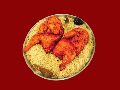 Whole Chicken Mandi Meal