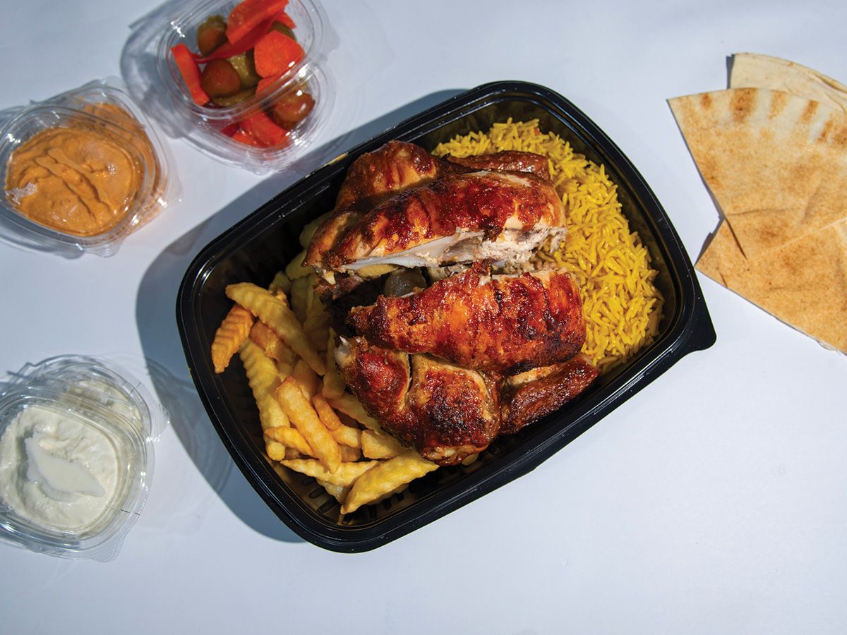Charcoal Grilled Chicken Meal