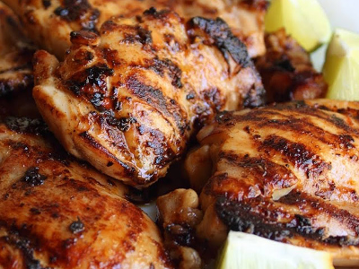 shish chicken with Basmati Rice