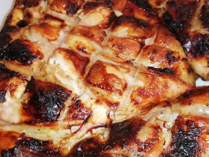 Grilled Whole Chicken Meal