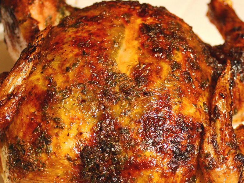 Whole Plain grilled chicken