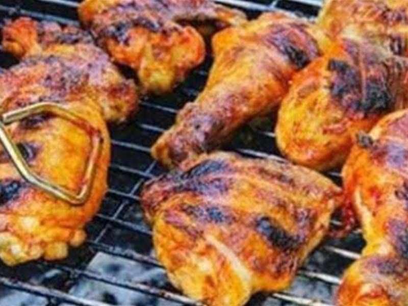 Grilled Chicken On The Grill