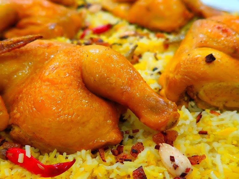 Chicken Mandi And Basmati Rice