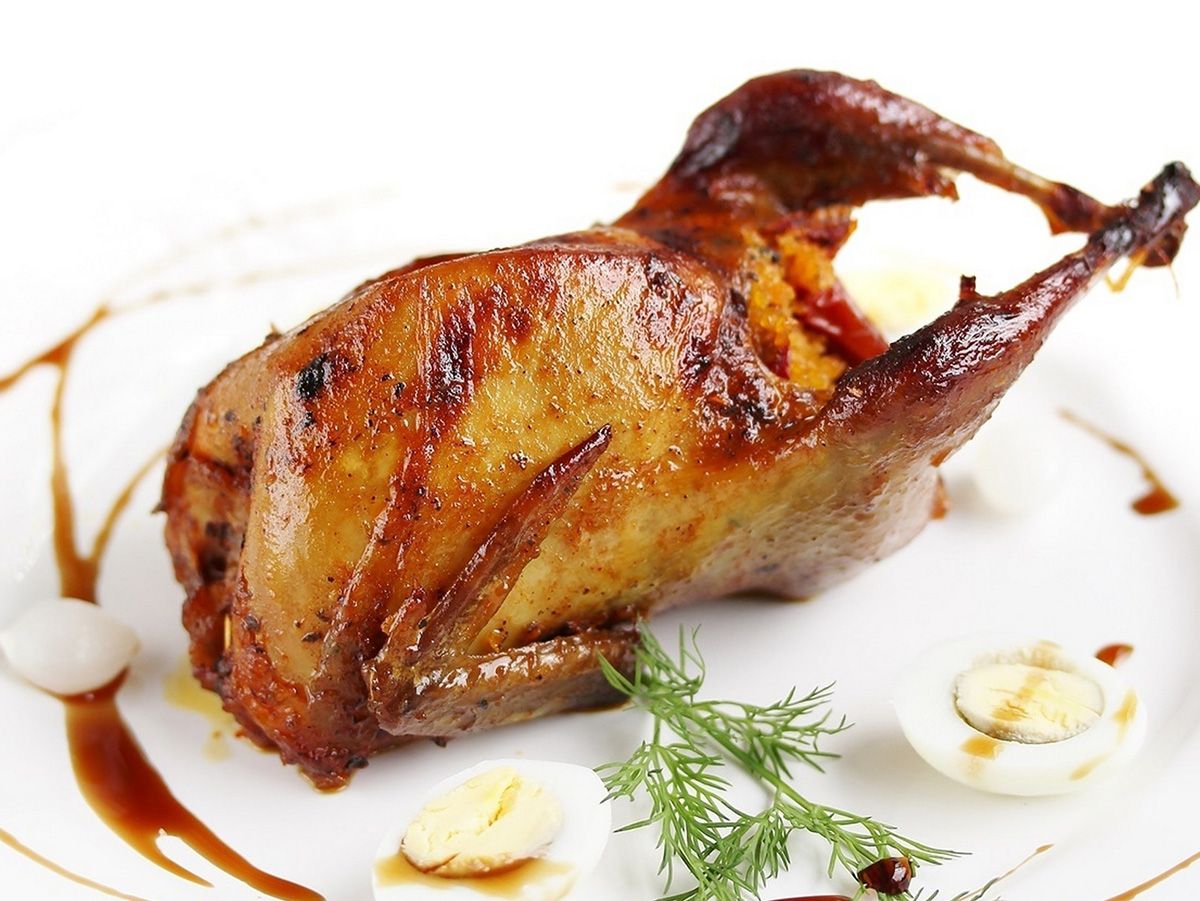 single Grilled pigeon