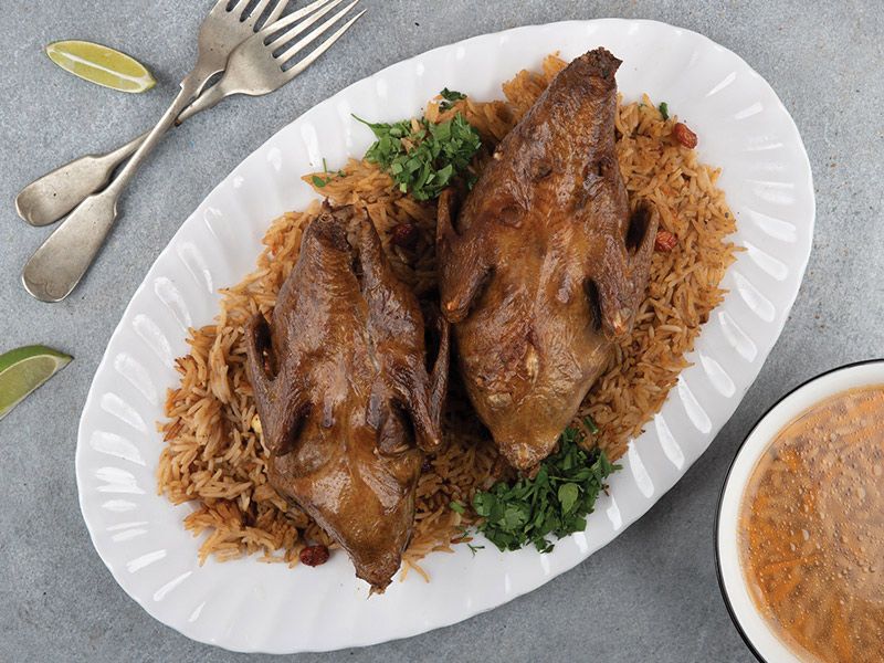 Grilled Stuffed Pigeon