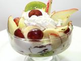 Fruit Salad With Ice Cream
