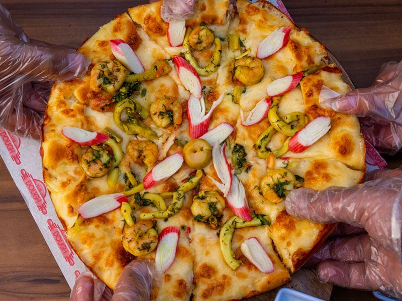 Crispy Shrimp Ranch Pie