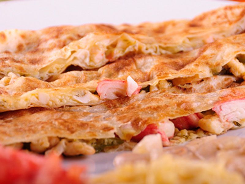 Vegetable With Special Dough Sauce Pie